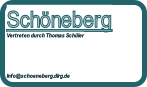 Schöneberg
Vertreten durch Thomas Schüler





Info@schoeneberg.dlrg.de
